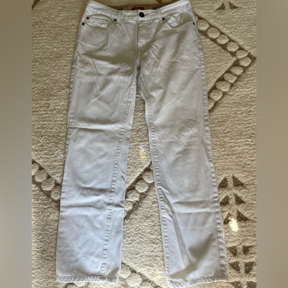 Converse all star white jeans
